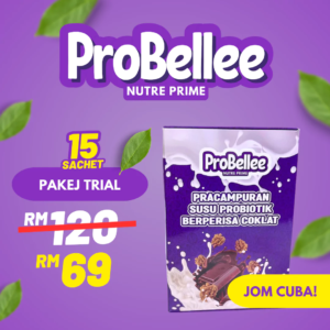PAKEJ PERCUBAAN ( 1 KOTAK PROBELLEE PROBIOTIK )