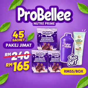 PAKEJ PEMULIHAN ( 3 KOTAK PROBELLEE PROBIOTIK + FREEGIFT SHAKER + FREEGIFT SERUM GARLIC )